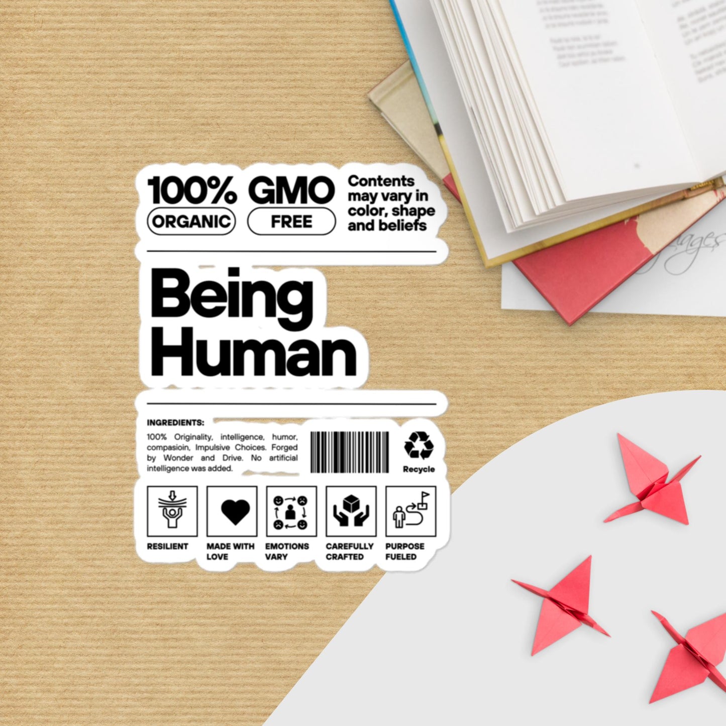 Stick with Style Bubble-free stickers | Being Human Edition