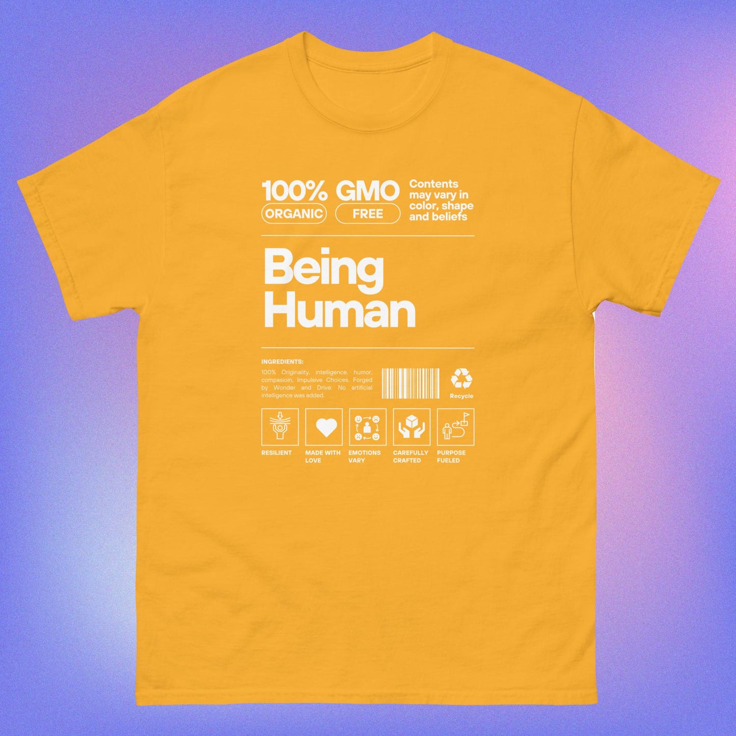 "Being Human" Unisex Classic Tee