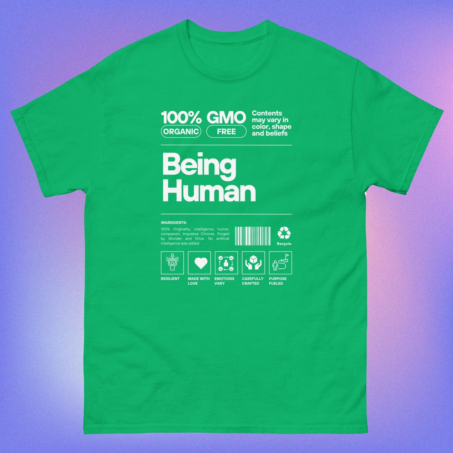 "Being Human" Unisex Classic Tee