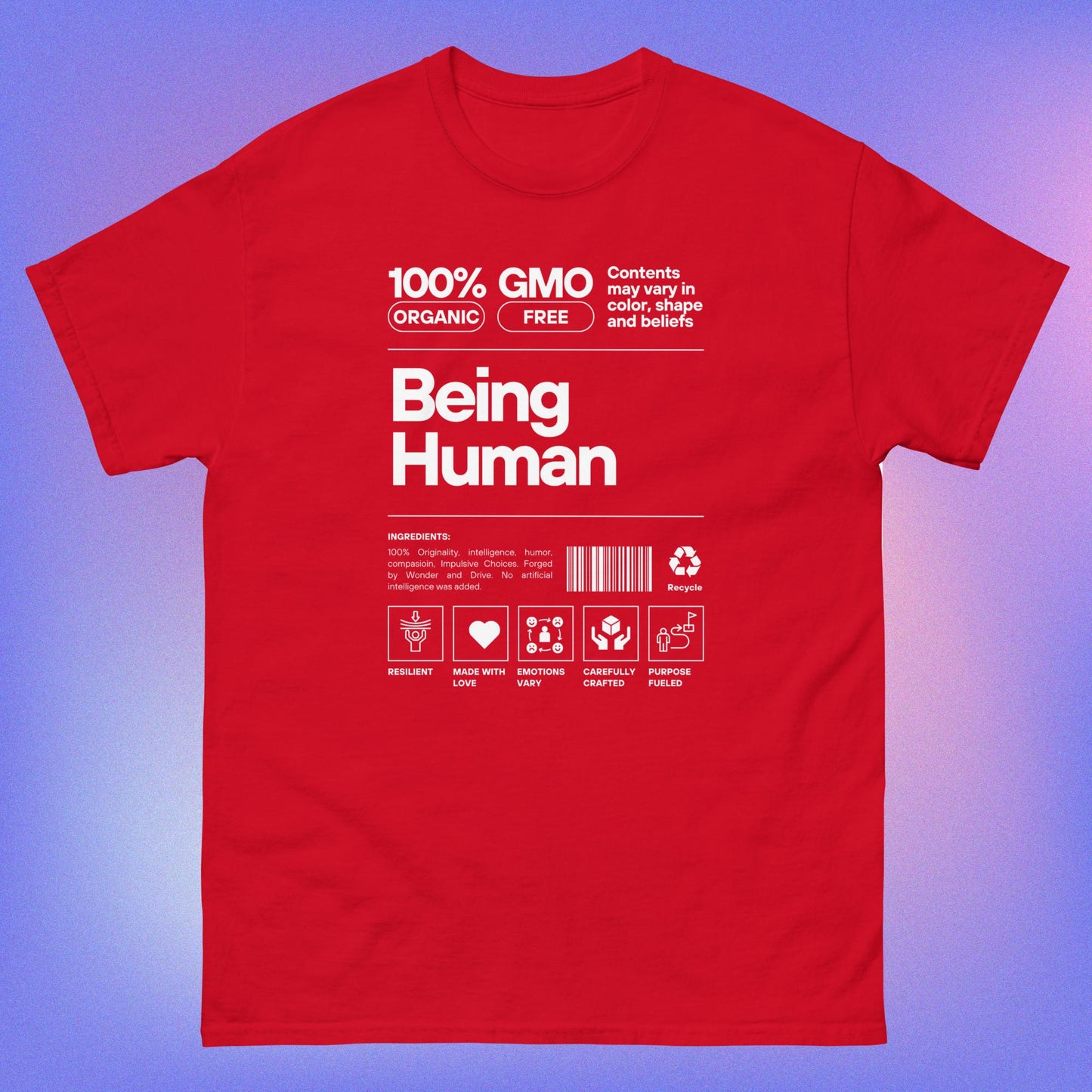 "Being Human" Unisex Classic Tee