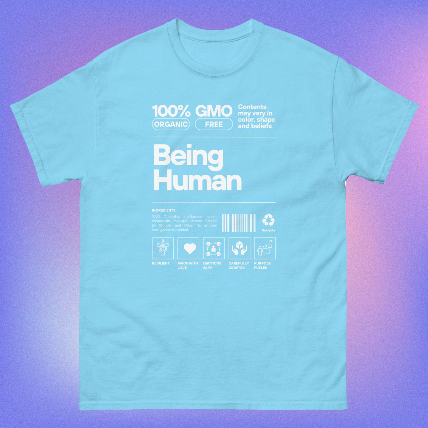 "Being Human" Unisex Classic Tee