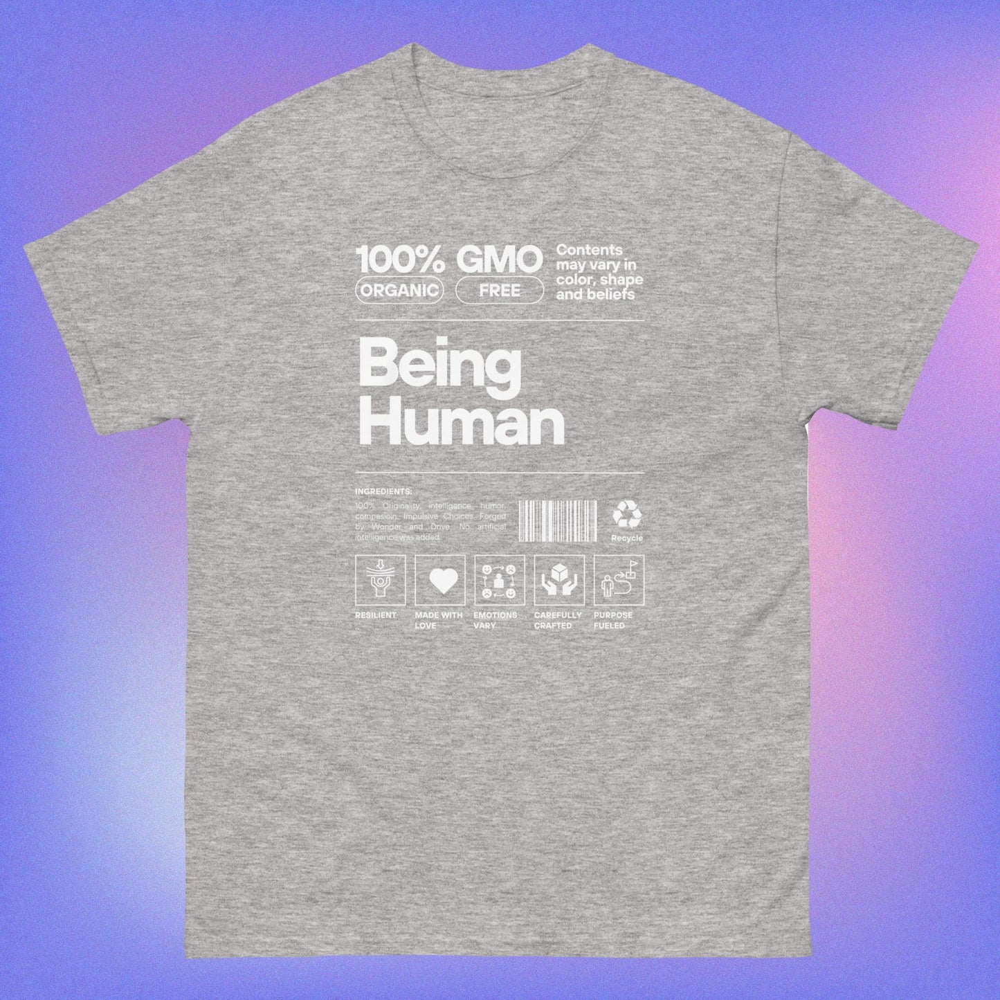 "Being Human" Unisex Classic Tee