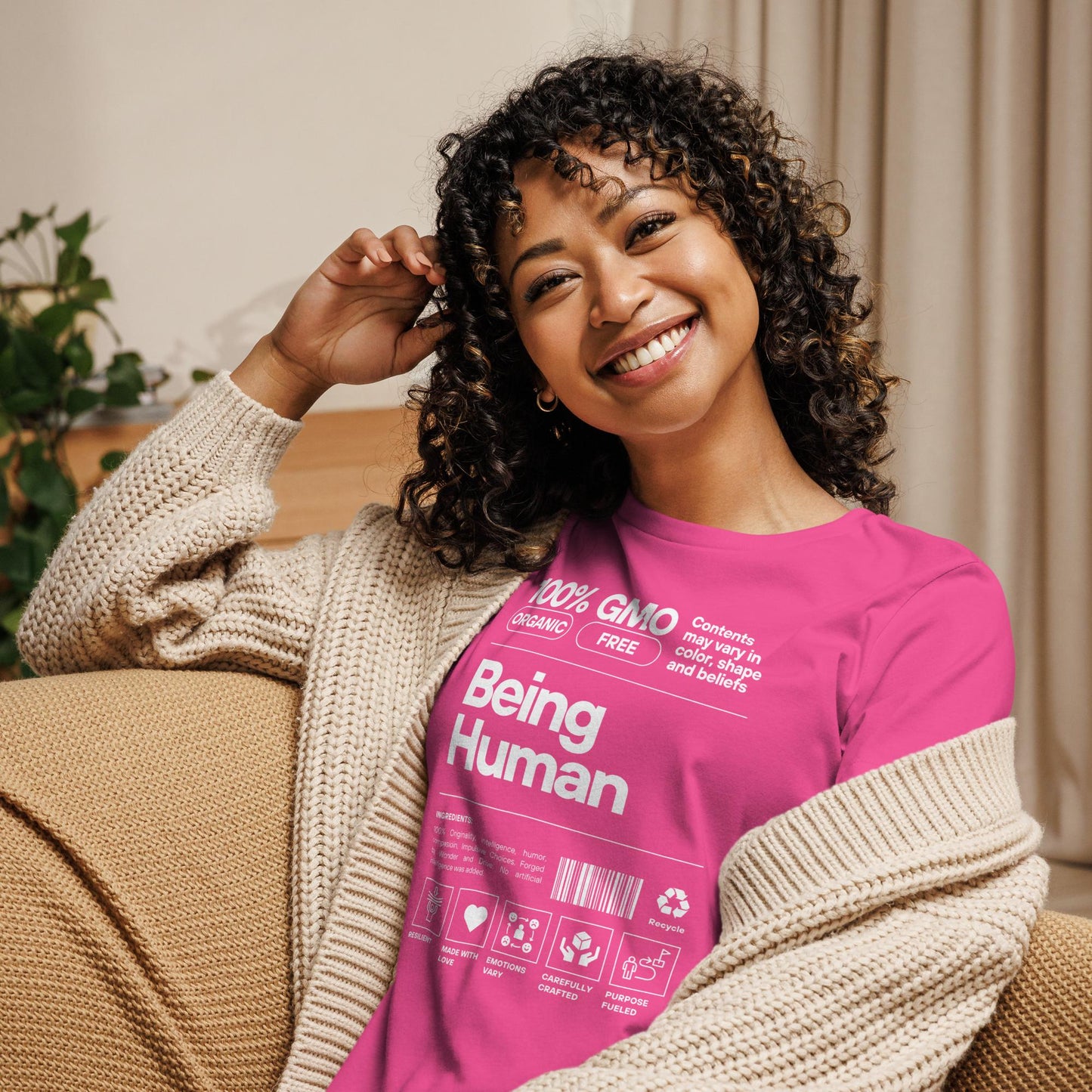 Being Human Women’s Tee | Comfort in Confidence