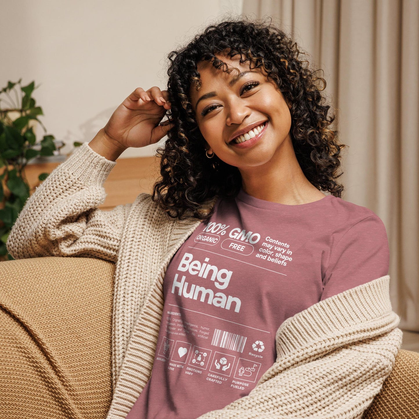 Being Human Women’s Tee | Comfort in Confidence