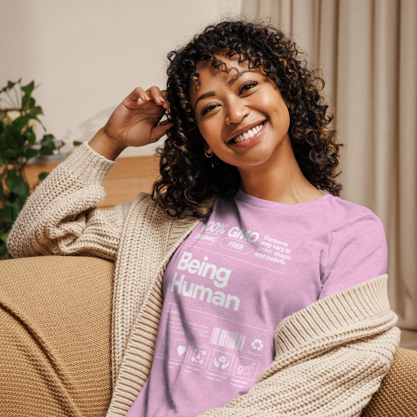 Being Human Women’s Tee | Comfort in Confidence