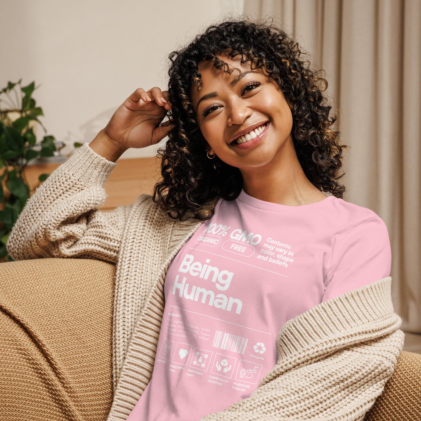 Being Human Women’s Tee | Comfort in Confidence